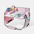 Kids Portable Travel Drawing Board - Car Whiteboard with Wipe-Clean Surface, Doodle Tray for Children